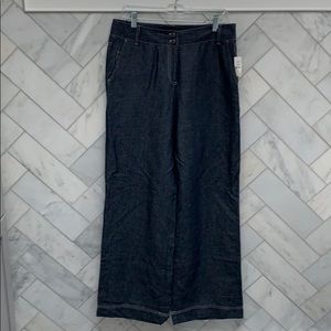 NWT Talbots Linen/Cotton Blend Trouser